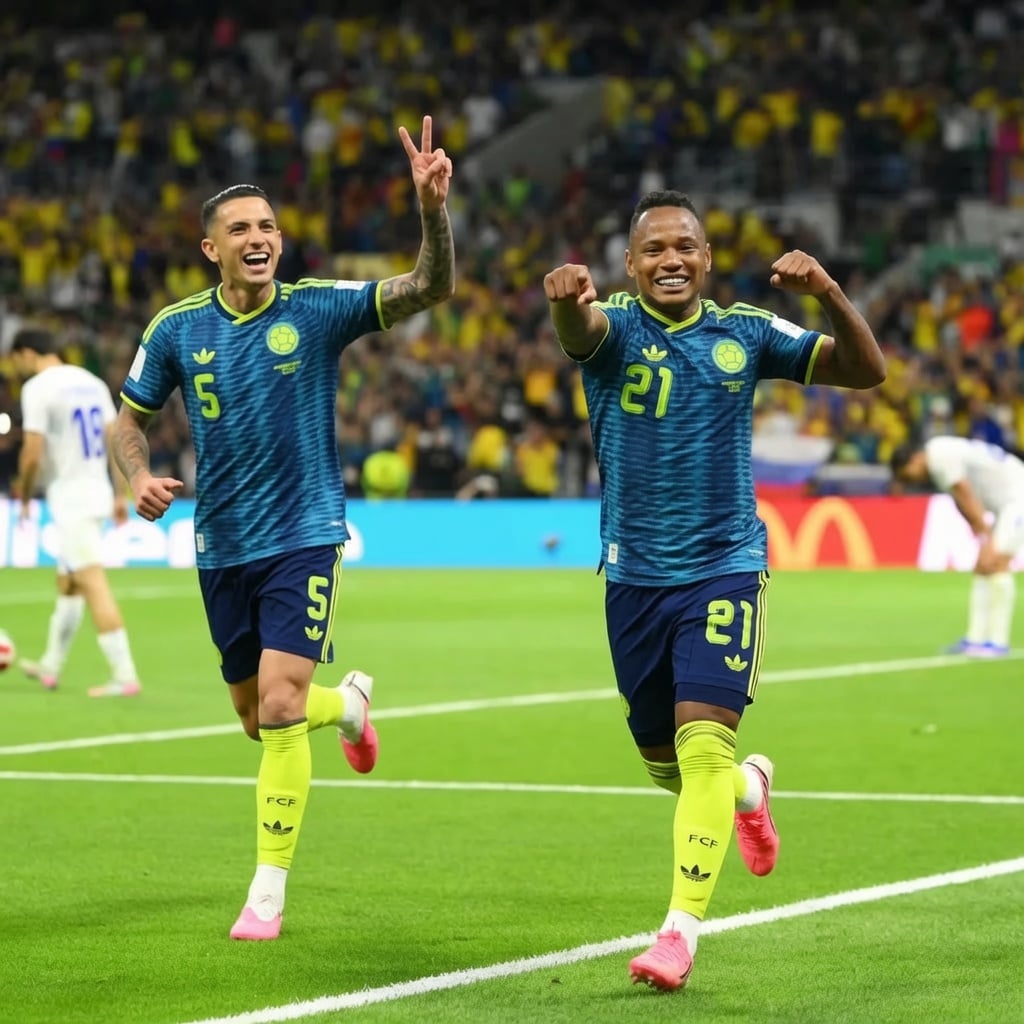 Colômbia vence Uzbequistão por 3 a 1 e lidera Grupo K na Copa do Mundo 2026 - A Crítica de Campo Grande